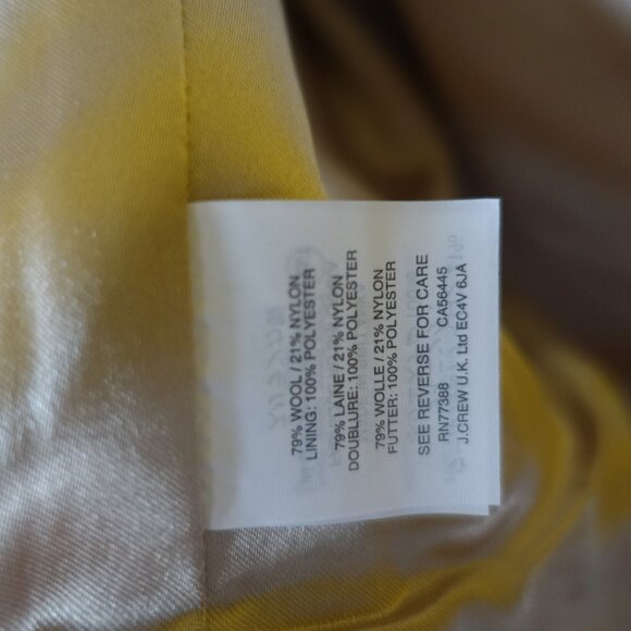 J. Crew Cocoon Coat in Italian Stadium Cloth 0P Petite 0 P0 - Picture 8 of 16